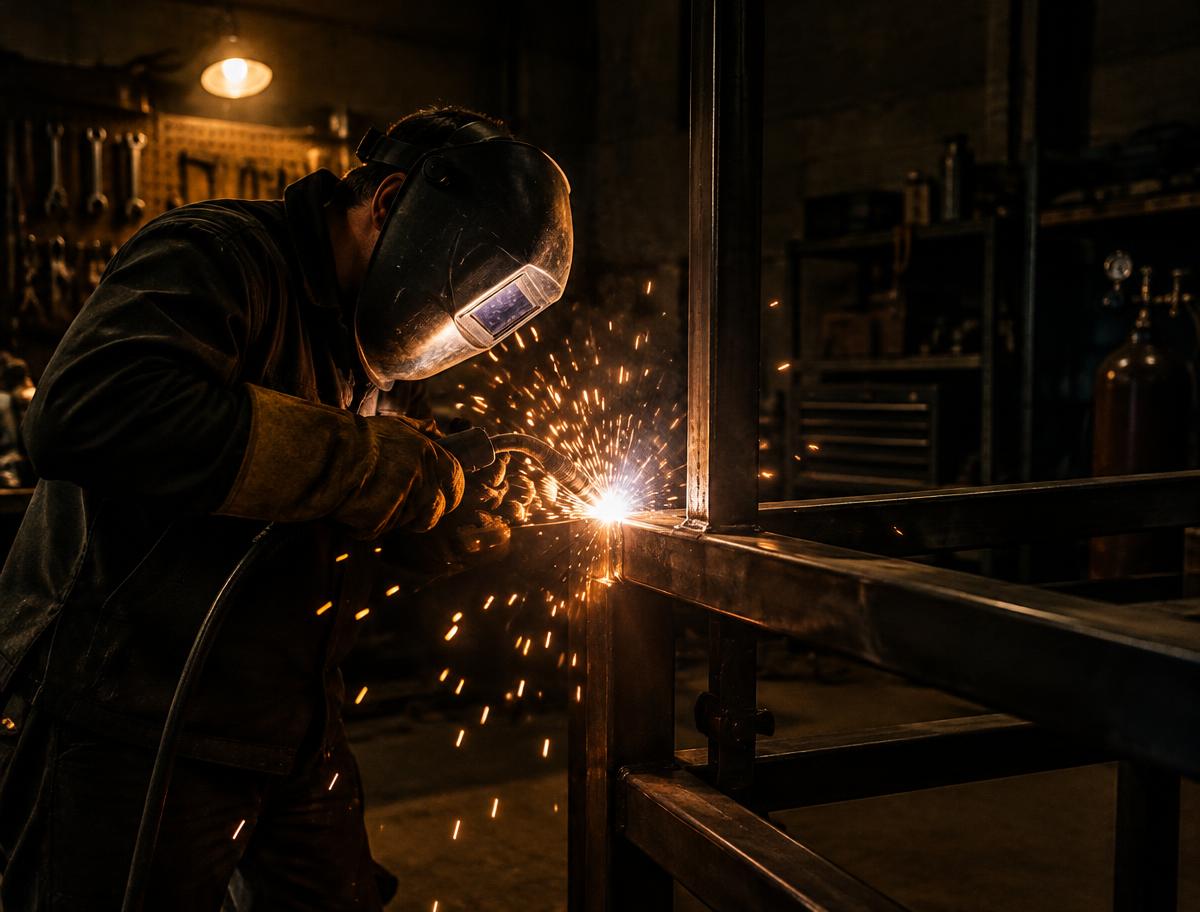 Lassen in de werkplaats